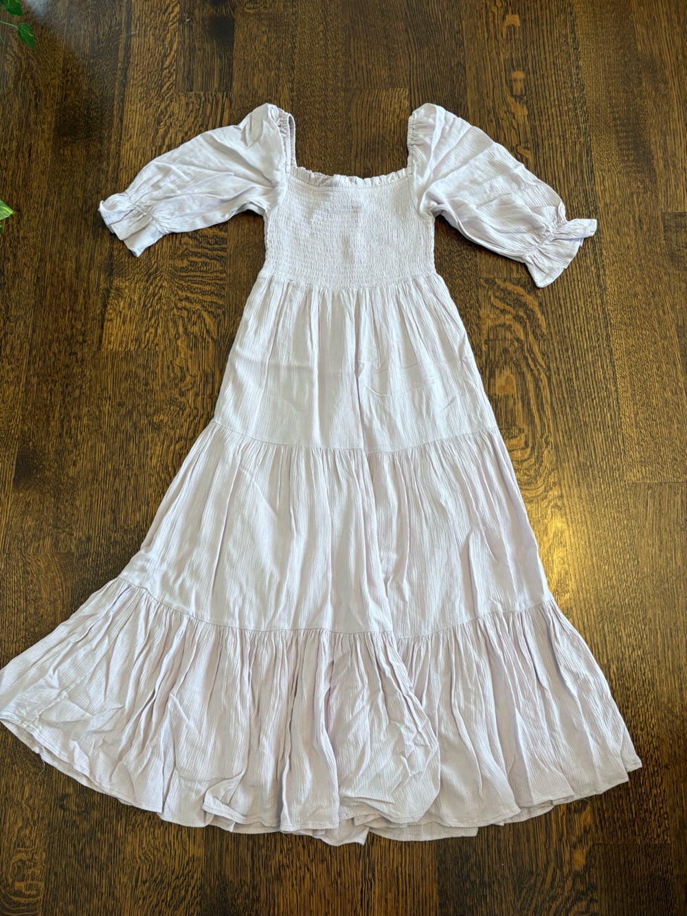 OAK + FORT Light Lavender Midi Dress